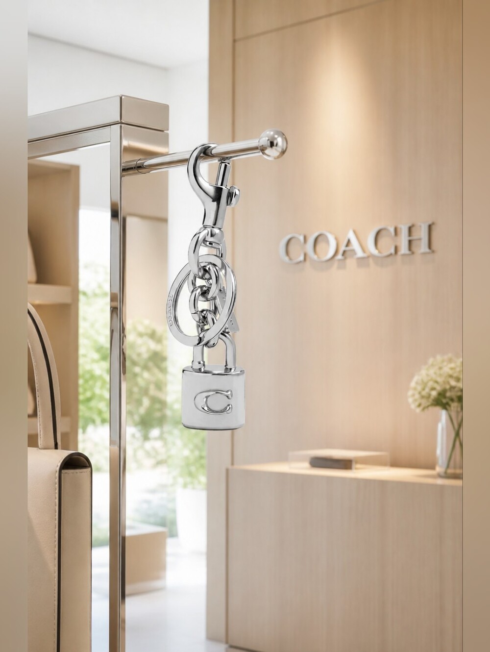 Coach Lock Bag Charm NWT